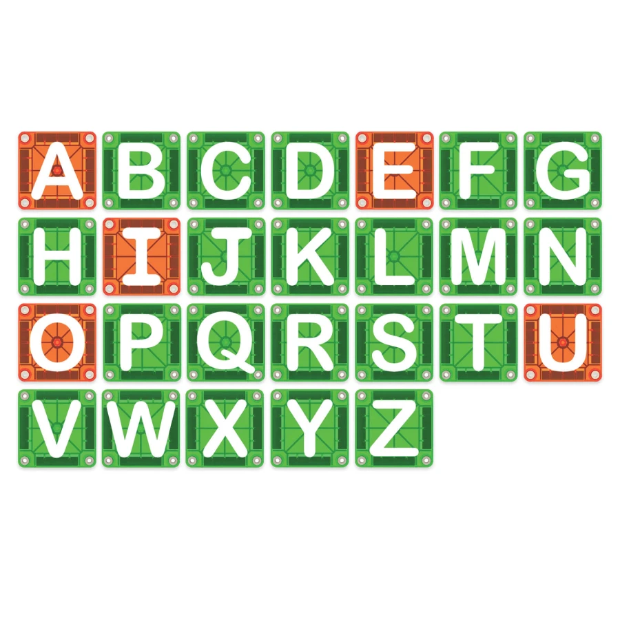 Klocki Magnetyczne Learn Letters 56 el. / Magna-Tiles
