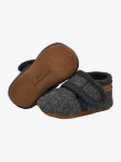 Kapcie dziecięce 100% wełny - Dark grey melange / En Fant