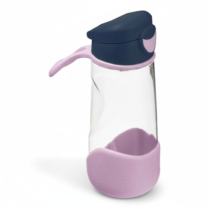 Sportowa butelka tritanowa 450ml - Indigo Rose / b.box