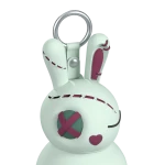 Butelka termiczna ze słomką Mini Spookie, 200 ml - Undead Bunny / Asobu Halloween