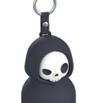 Butelka termiczna ze słomką Mini Spookie, 200 ml - Skeleton / Asobu Halloween