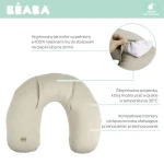 Poduszka z termoforem z pestek lnu 2w1 Little warmy Jersey - Clay / Beaba