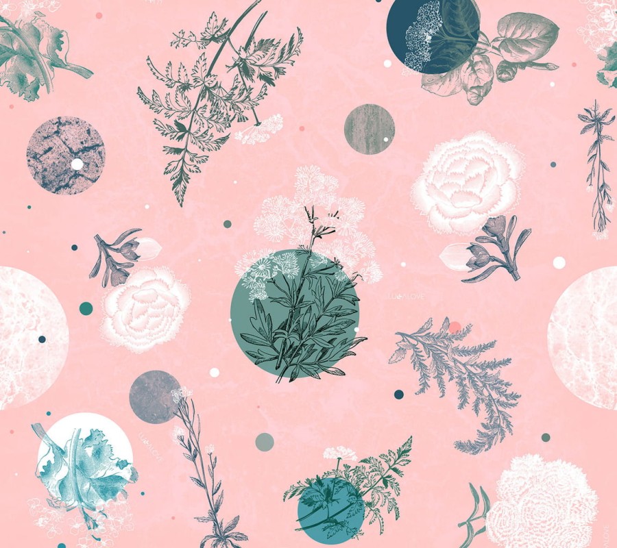 Szlafrok / kimono bambusowe - Rose Garden / Lullalove