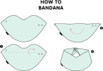Śliniak bawełniany 3w1 - Pale Green, 2szt. / KipKep