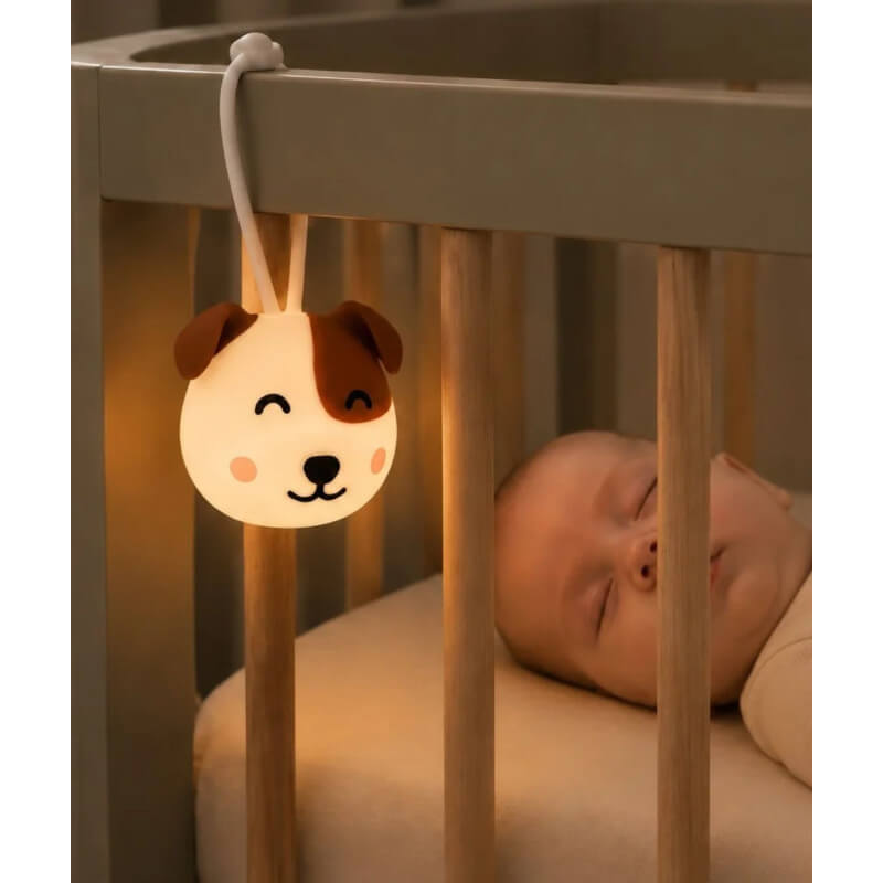 Lampka nocna do zawieszania Moonlight Friends - Pies TOBY / Rabbit&friends