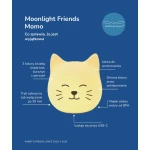 Lampka nocna stojąca Moonlight Friends - Kot MOMO / Rabbit&friends