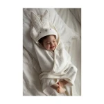 Bambusowy ręcznik light beige - rabbit / My Memi