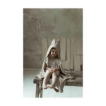 Bambusowy ręcznik light beige - rabbit / My Memi