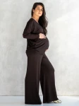 Spodnie ciążowe MOCHA - choco / Latte Mama