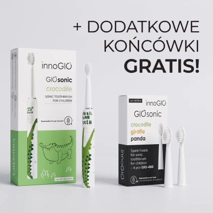 Soniczna szczoteczka GIOsonic Crocodile / InnoGIO