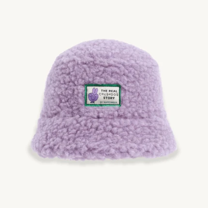 Dziecięcy kapelusz merino - lilac cloud / Happymess