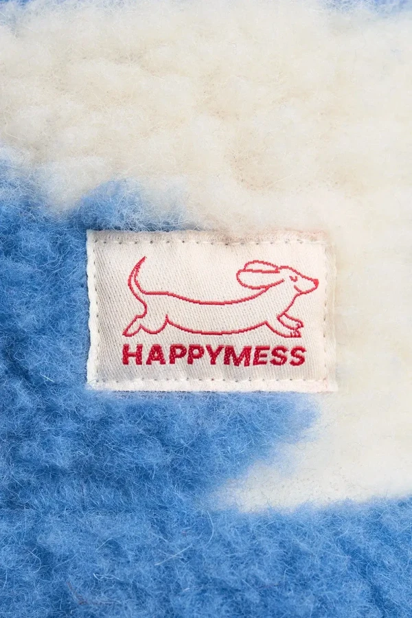 Dziecięcy kapelusz merino - blue cow / Happymess