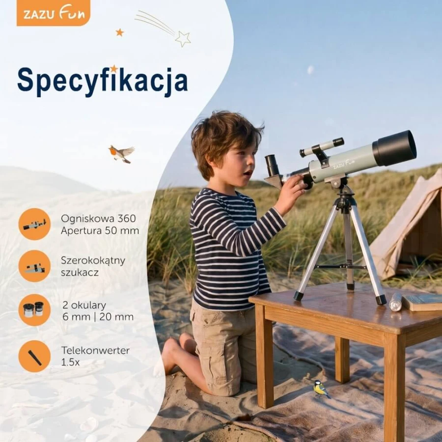 Teleskop dla dzieci Sage / Zazu