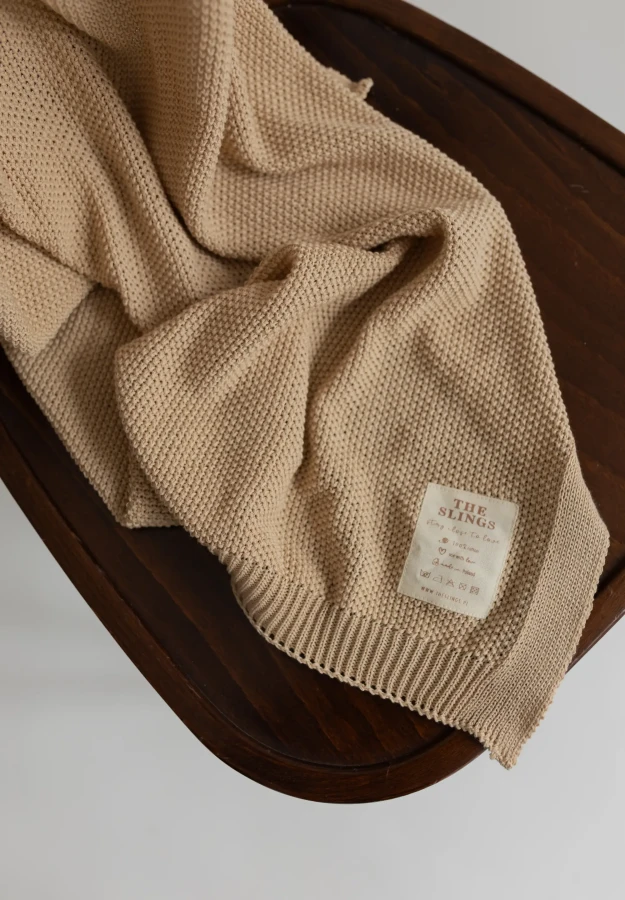 Bawełniany kocyk Softie Almond / The Slings