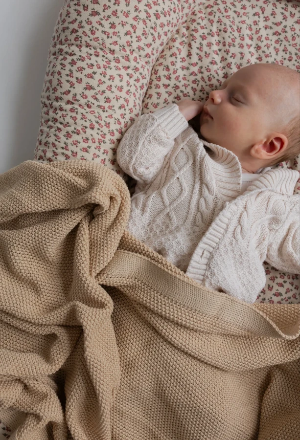 Bawełniany kocyk Softie Almond / The Slings