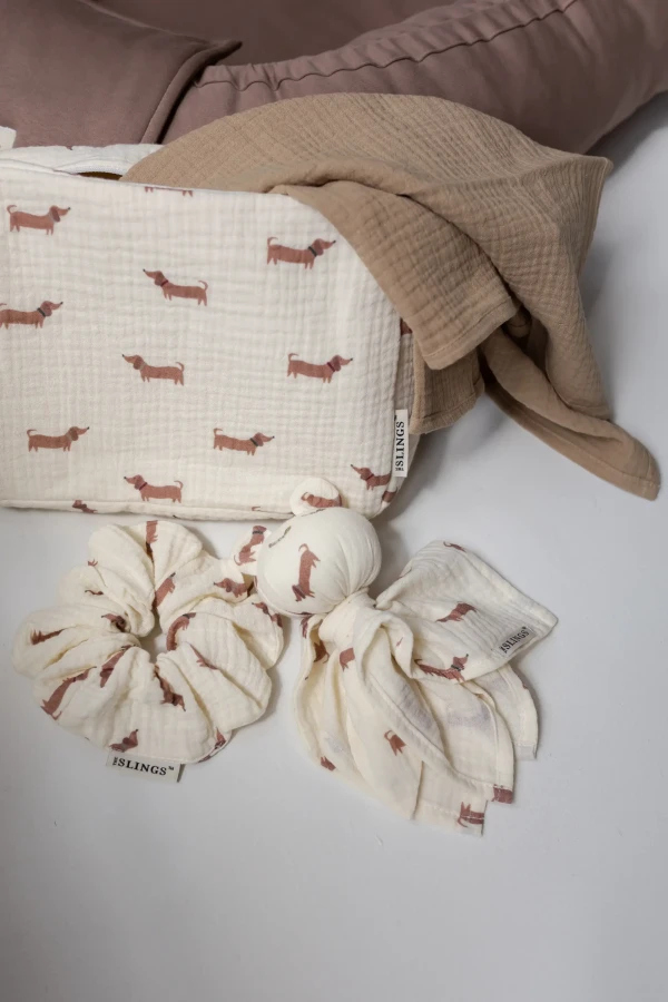 Zestaw Midi pieluszek muślinowych Moffin & Taupe, 2szt. / The Slings