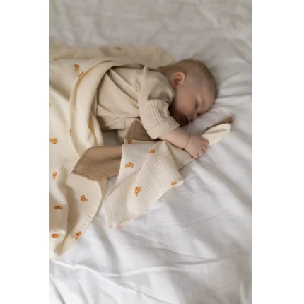 Zestaw Mini pieluszek muślinowych Croissants & Taupe, 2szt. / The Slings