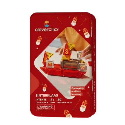 Klocki magnetyczne Mini Tiles Sinterklaas Limited Edition - 30 el. / Cleverclixx