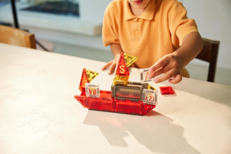 Klocki magnetyczne Mini Tiles Sinterklaas Limited Edition - 30 el. / Cleverclixx