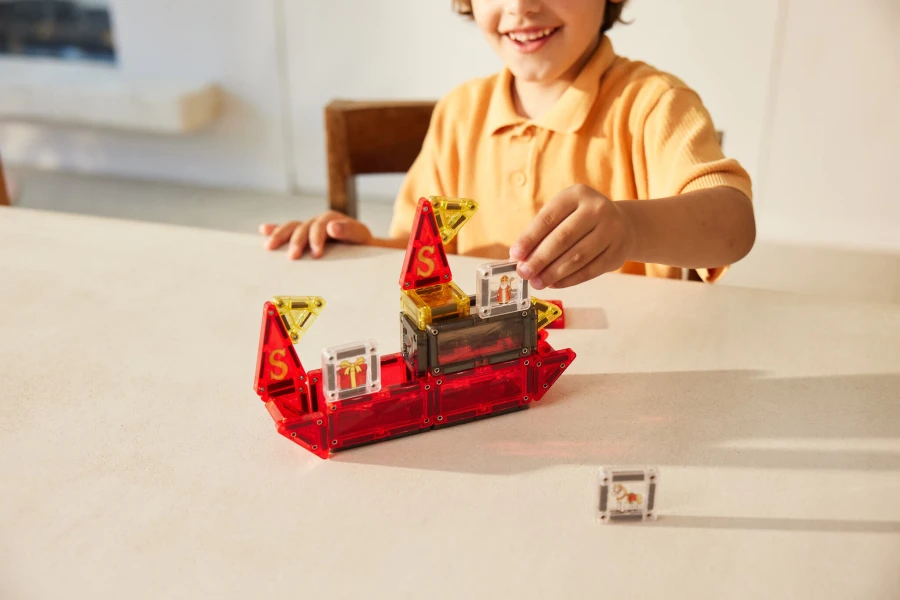 Klocki magnetyczne Mini Tiles Sinterklaas Limited Edition - 30 el. / Cleverclixx