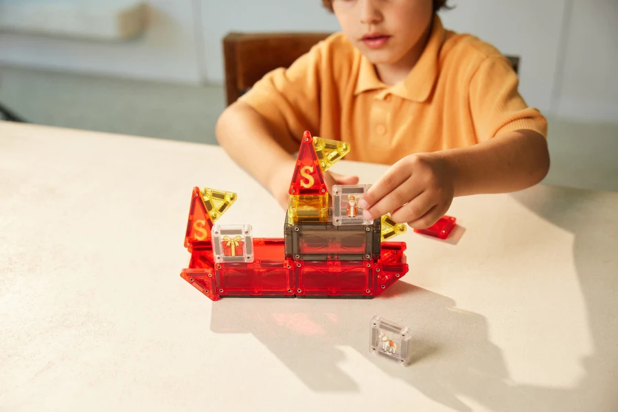 Klocki magnetyczne Mini Tiles Sinterklaas Limited Edition - 30 el. / Cleverclixx