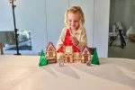 Klocki magnetyczne Christmas Village Advent Calendar 46 el. / Cleverclixx
