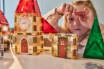 Klocki magnetyczne Christmas Village Advent Calendar 46 el. / Cleverclixx