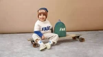 Bluza z bawełny organicznej GOTS Little Gang Free milky / Lassig