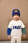Bluza z bawełny organicznej GOTS Little Gang Free milky / Lassig