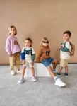 Bluza z bawełny organicznej GOTS Little Gang Free milky / Lassig