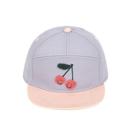 Czapka z daszkiem dziecięca Little Gang Cherry - lilac peach / Lassig