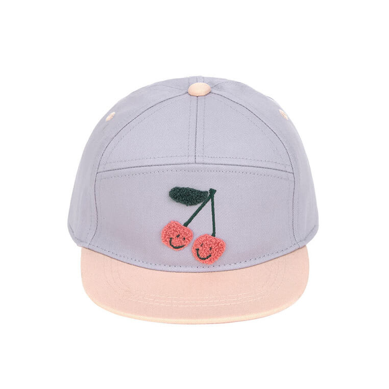 Czapka z daszkiem dziecięca Little Gang Cherry - lilac peach / Lassig