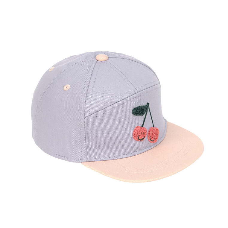 Czapka z daszkiem dziecięca Little Gang Cherry - lilac peach / Lassig