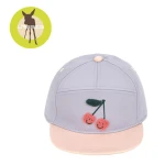 Czapka z daszkiem dziecięca Little Gang Cherry - lilac peach / Lassig