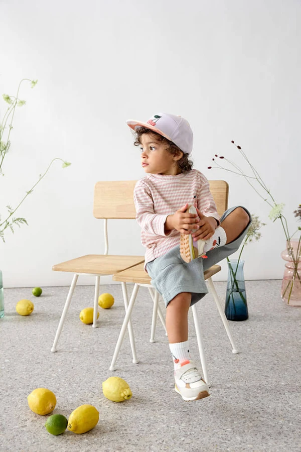 Czapka z daszkiem dziecięca Little Gang Cherry - lilac peach / Lassig