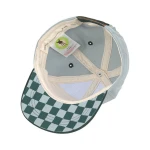 Czapka z daszkiem dziecięca Little Gang Lemon - light blue, dark green / Lassig