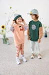 Czapka z daszkiem dziecięca Little Gang Lemon - light blue, dark green / Lassig