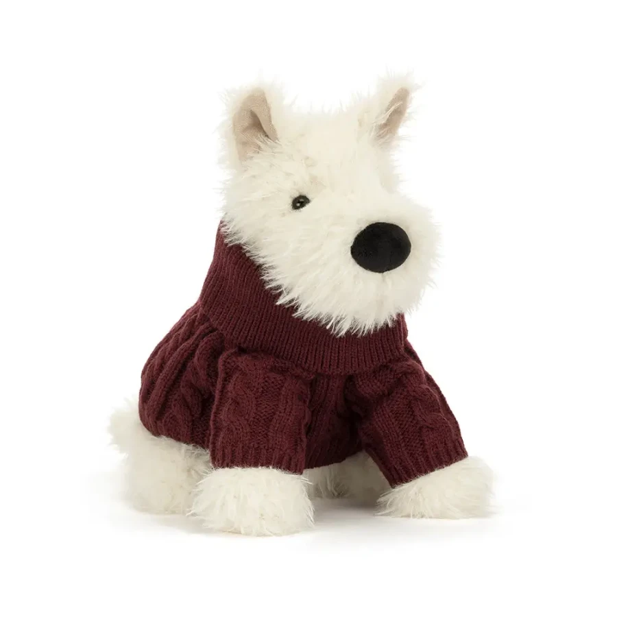 Terrier Kremowy w Swetrze 25 cm / Jellycat