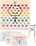 Gra kodowania i przeplatanie, nauka logiczna, motoryka, Montessori, 6+ / BS Toys