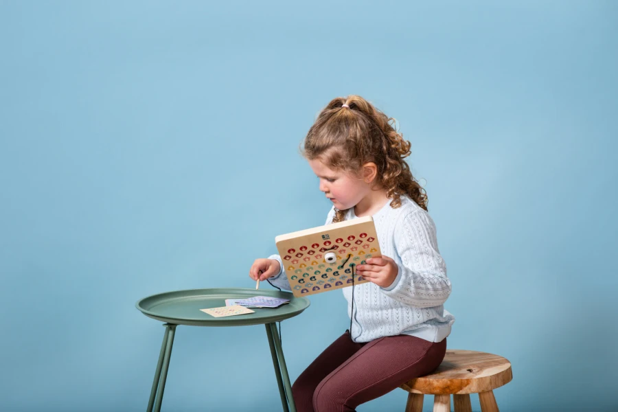 Gra kodowania i przeplatanie, nauka logiczna, motoryka, Montessori, 6+ / BS Toys