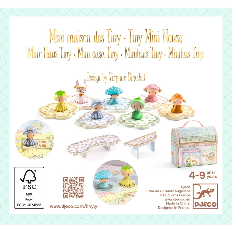 Mini domek walizka TINY MINI - TINYLY / Djeco