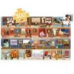 Puzzle obserwacja + gra W MUZEUM 500 el. / Djeco