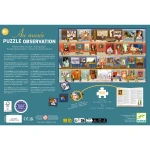Puzzle obserwacja + gra W MUZEUM 500 el. / Djeco