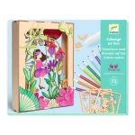 Zestaw artystyczny drewniana diorama 3D ALIZEE / Djeco
