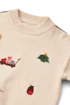 Bawełniany sweter dziecięcy Orlane - Festive, Sandy, Embroidery / Liewood