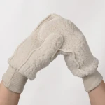 Rękawiczki dla dorosłych wełniane Nevada - beige / Zaffiro