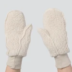 Rękawiczki dla dorosłych wełniane Nevada - beige / Zaffiro