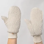 Rękawiczki dla dorosłych wełniane Nevada - beige / Zaffiro