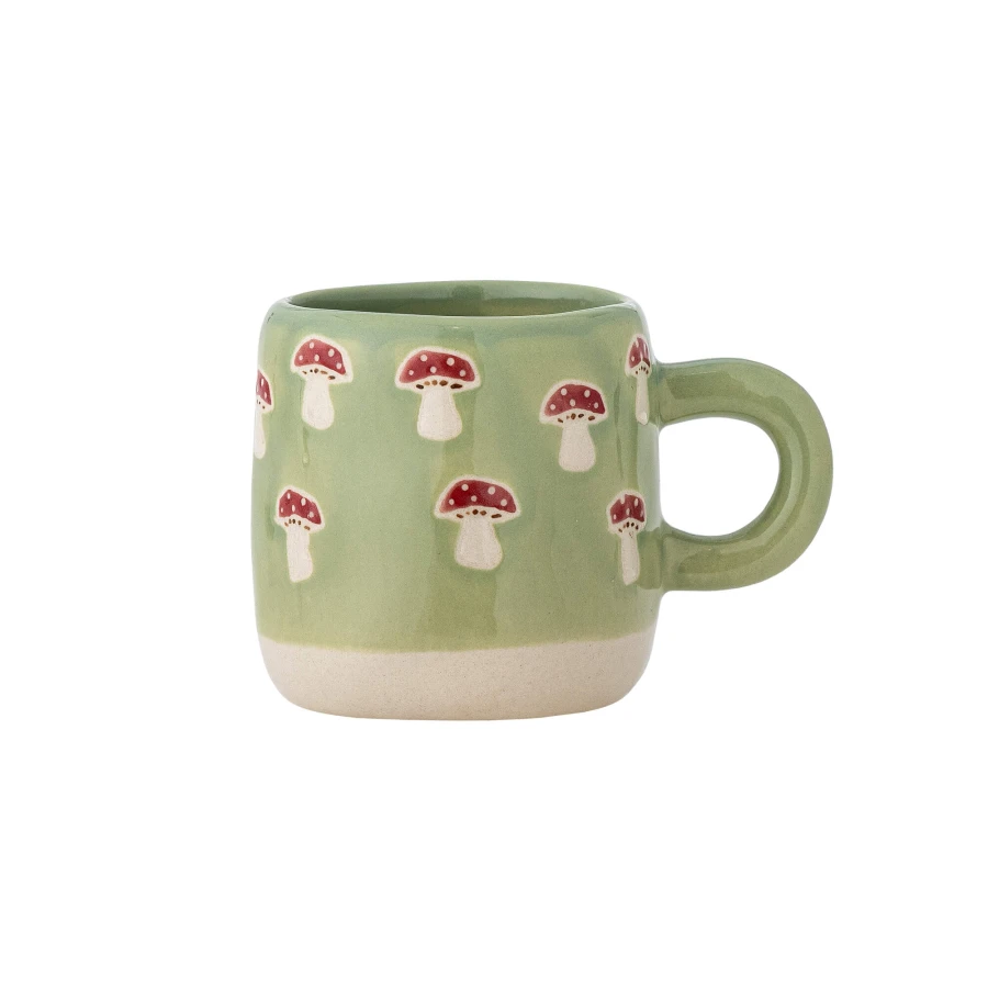 Kubek dziecięcy z kamionki Millie - Green / Bloomingville Mini