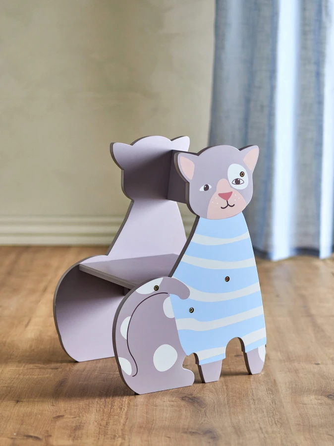Krzesełko drewniane Mille - Multi / Bloomingville Mini